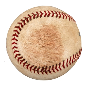 2012 Matt Harvey Game Used Baseball From July 31, 2012 (MLB Authenticated)